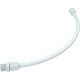 Engate Flexivel Branco Pvc Tigre 60Cm - Kit C/10 Pecas