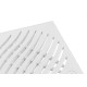 Grelha Plastica Quadrada Branca Tigre 15X15Cm