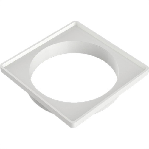 Porta Grelha Pvc Tigre Quadrada 15X15 Branca Porta Grelha Pvc Tigre Quadrada 15X15 Branca