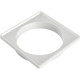 Porta Grelha Pvc Tigre Quadrada 15X15 Branca Porta Grelha Pvc Tigre Quadrada 15X15 Branca