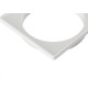 Porta Grelha Pvc Tigre Quadrada 15X15 Branca Porta Grelha Pvc Tigre Quadrada 15X15 Branca