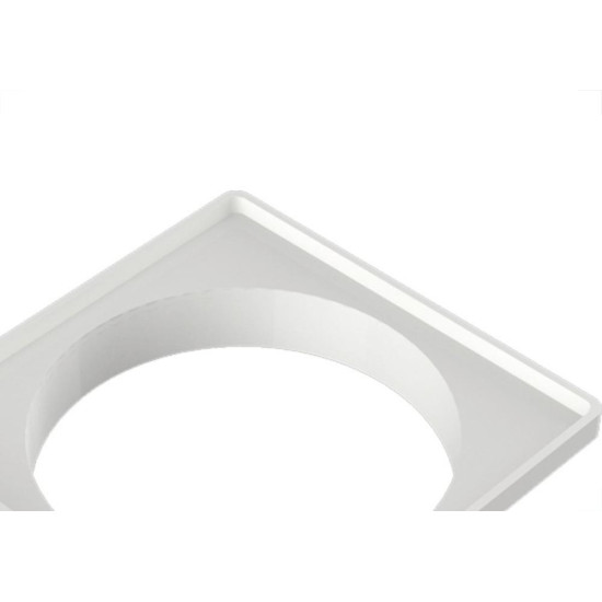 Porta Grelha Pvc Tigre Quadrada 15X15 Branca Porta Grelha Pvc Tigre Quadrada 15X15 Branca
