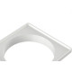 Porta Grelha Pvc Tigre Quadrada 15X15 Branca Porta Grelha Pvc Tigre Quadrada 15X15 Branca