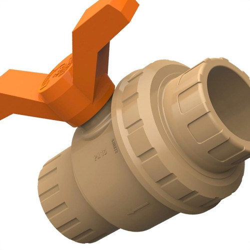 Registro Esfera Pvc Com Uniao Soldavel Tigre 60Mm Registro Esfera Pvc Com Uniao Soldavel Tigre 60Mm