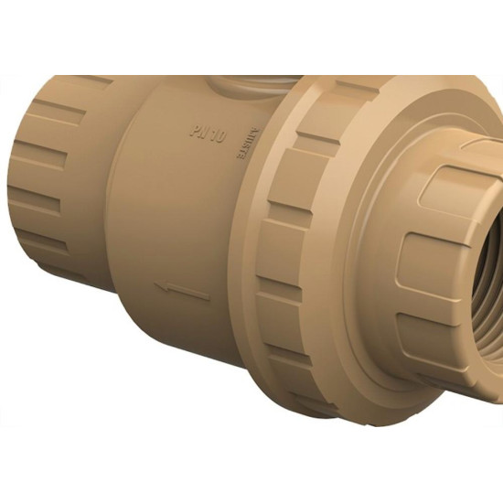 Registro Esfera Pvc Com Uniao Roscavel Tigre 1.1/2'' Registro Esfera Pvc Com Uniao Roscavel Tigre 1.1/2''