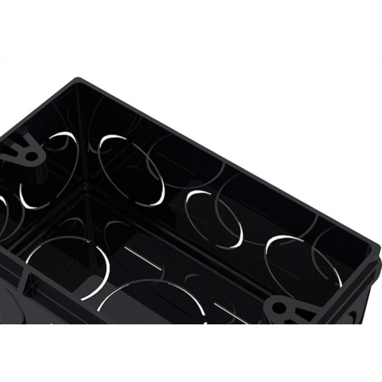 Caixinha De Luz Pvc Tigre Preta 4X2 Pesada - Kit C/24 Pecas