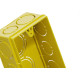 Caixinha De Luz Pvc Tigre Amarela 4X2 - Kit C/24 Pecas