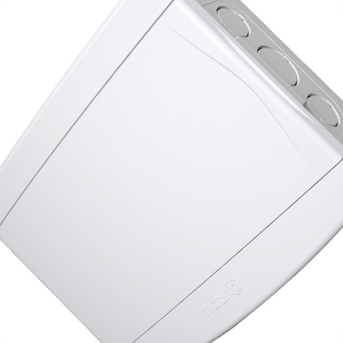 Centrinho Tigre Pvc Embutir Para 8 Disjuntores Din Sem Barramento Branco