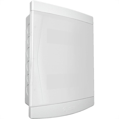 Centrinho Tigre Pvc Embutir Para 16 Disjuntores Dinsem Barramento Branco