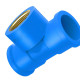 Te Azul Com Bucha De Latao Tigre 25Mmx3/4''