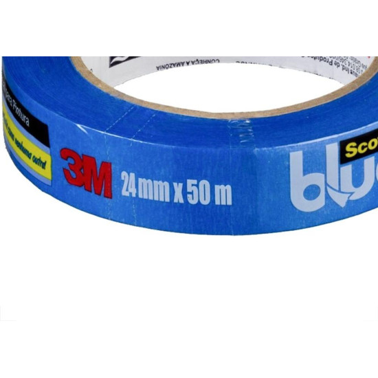 Fita Crepe 3M Scotch Blue Profissional 24Mm X 50M Fita Crepe 3M Scotch Blue Profissional 24Mm X 50M