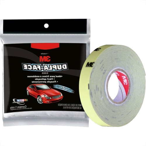 Fita Dupla Face 3M Automotiva Transparente Permanente - 12Mm X 20M Fita Dupla Face 3M Automotiva Transparente Permanente - 12Mm X 20M
