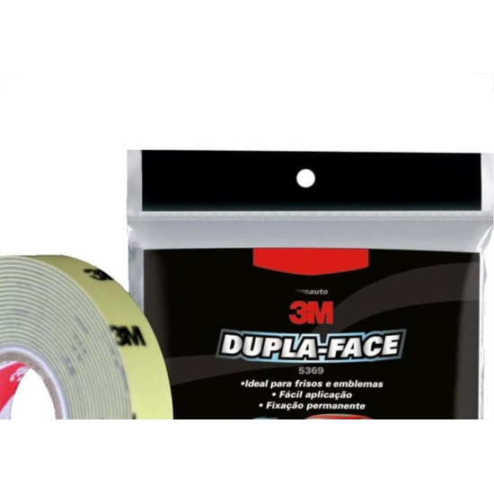 Fita Dupla Face 3M Automotiva Transparente Permanente - 12Mm X 20M Fita Dupla Face 3M Automotiva Transparente Permanente - 12Mm X 20M
