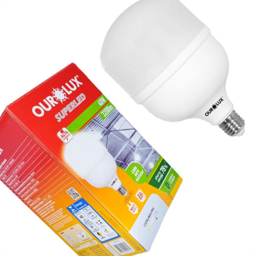 Lampada Led Alta Potencia Ourolux 40W. 6500K. 3200Lm E-27 Lampada Led Alta Potencia Ourolux 40W. 6500K. 3200Lm E-27