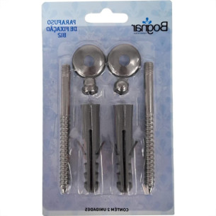 Parafuso Para Vaso Sanitario Bognar Aco Inox B-12 Com 2 Pecas