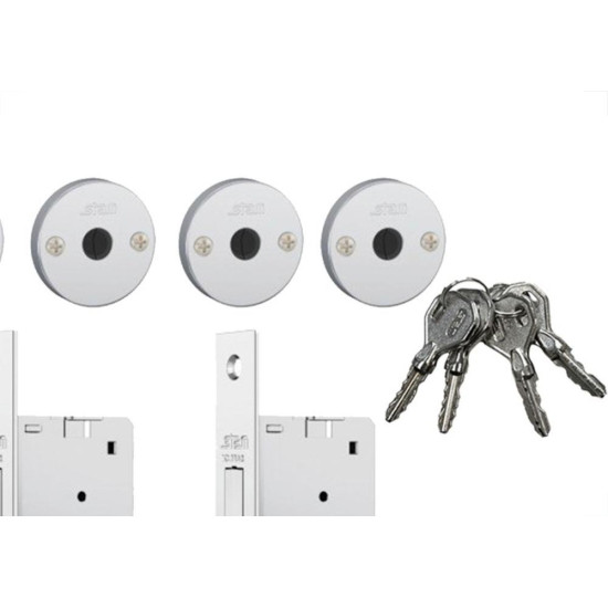 Trava Quadrupla Stam Inox 1001 Dupla - 10811 Trava Quadrupla Stam Inox 1001 Dupla - 10811