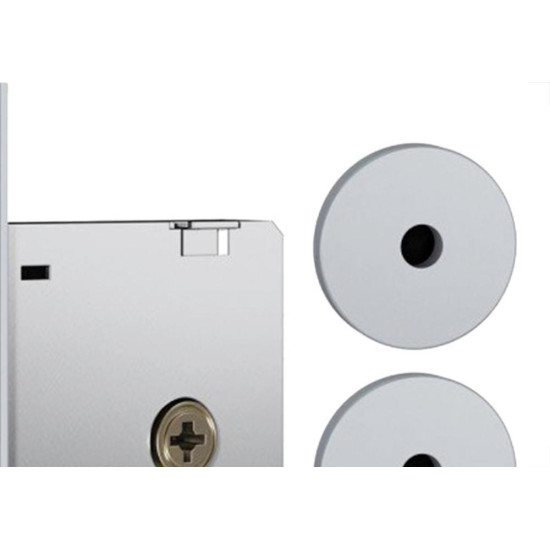 Trava Quadrupla Stam Inox 1004 Roseta Redonda 10985 Trava Quadrupla Stam Inox 1004 Roseta Redonda 10985
