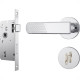 Fechadura Stam Inox Alavanca Roseta 823/21 Banheiro Fechadura Stam Inox Alavanca Roseta 823/21 Banheiro