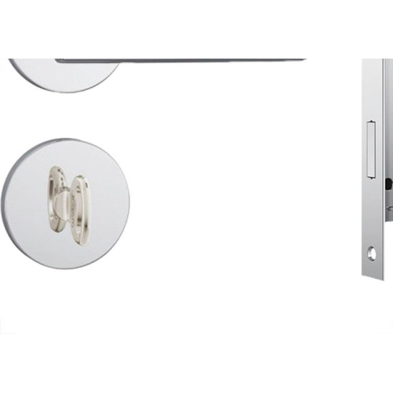 Fechadura Stam Inox Alavanca Roseta 823/21 Banheiro Fechadura Stam Inox Alavanca Roseta 823/21 Banheiro