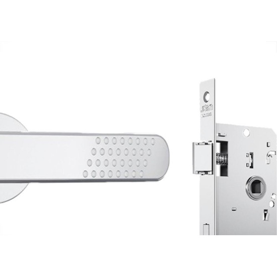 Fechadura Stam Inox Alavanca Roseta 823/21 Banheiro Fechadura Stam Inox Alavanca Roseta 823/21 Banheiro