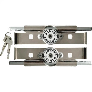 Trava Para Porta De Aco Lateral Tetra Dovale (Par) - 87008