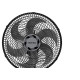 Ventilador Mesa Ventisol Turbo Preto/Cinza 6 Pas 30Cm. 127V. Ventilador Mesa Ventisol Turbo Preto/Cinza 6 Pas 30Cm. 127V.