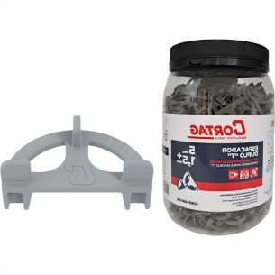 Espacador De Piso Cortag Duplo ''T'' 5Mm + 1,5Mm Pacote Com 400 Pecas