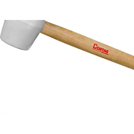Martelo De Borracha Cortag Branco 50Mm Martelo De Borracha Cortag Branco 50Mm
