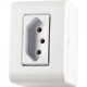 Sistema Box Tramontina Lizflex 1 Tomada 2P+T. 20A - 57304/003 Sistema Box Tramontina Lizflex 1 Tomada 2P+T. 20A - 57304/003