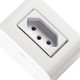 Sistema Box Tramontina Lizflex 1 Tomada 2P+T. 20A - 57304/003 Sistema Box Tramontina Lizflex 1 Tomada 2P+T. 20A - 57304/003