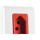 Sistema Box Tramontina Lizflex 1 Tomada 2P+T. 20A Vermelha - 57304/019