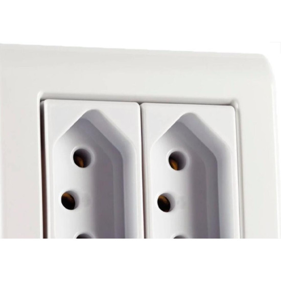 Sistema Box Tramontina Lizflex 2 Tomadas 2P+T. 10A. - 57304/012