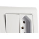 Sistema Box Tramontina Lizflex 1 Simples+Tomada 2P+T. 20A -57304/020 Sistema Box Tramontina Lizflex 1 Simples+Tomada 2P+T. 20A -57304/020