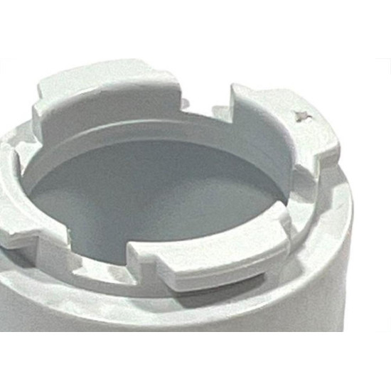 Conector Para Caixa Multiuso Tramontina Lizflex 1'' Branco - Kit C/10 Pecas Conector Para Caixa Multiuso Tramontina Lizflex 1'' Branco - Kit C/10 Pecas