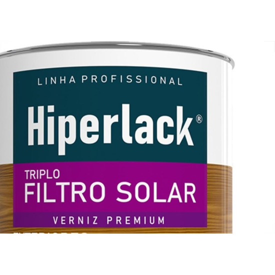 Verniz Premium Hiperlack Triplo Filtro Solar Acetinado Natural 750Ml
