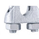 Clips Cabo Aco Sao Raphael Tam.M 1/2'' - Kit C/25 Pecas Clips Cabo Aco Sao Raphael Tam.M 1/2'' - Kit C/25 Pecas