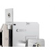 Fechadura Silvana 4500 Porta Correr Roseta Quadrada Inox - 95088