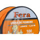 Linha Para Pedreiro 1 Fio Lisa Fera 100M Laranja - Kit C/12 Pecas