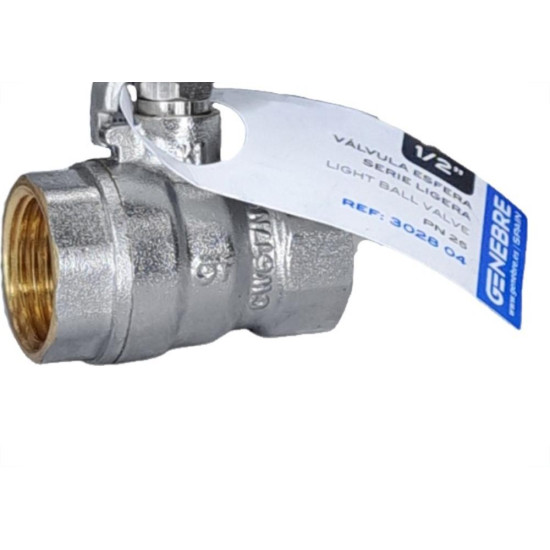 Registro Esfera Genebre Latao 1/2'' Registro Esfera Genebre Latao 1/2''