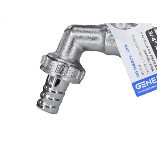 Torneira Esfera Jardim Com Porta Cadeado Genebre Metal 3/4'' Torneira Esfera Jardim Com Porta Cadeado Genebre Metal 3/4''