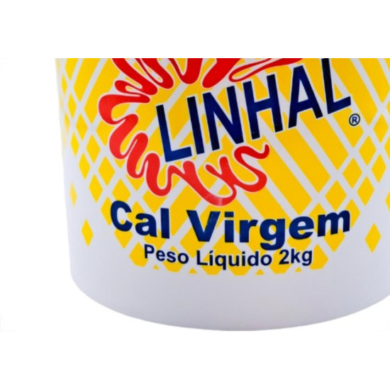 Cal Virgem Linhal Pote 2Kg Cal Virgem Linhal Pote 2Kg