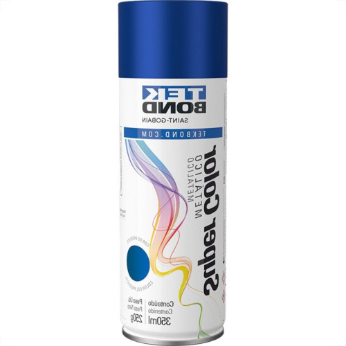 Spray Tekbond Metalico Azul 350 Ml