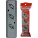 Tomada Barra Interneed Pro45 - 2 Polos +Terra Cinza 20A. Tripla