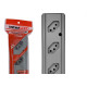 Tomada Barra Interneed Pro45 - 2 Polos +Terra Cinza 20A. Quadrupla