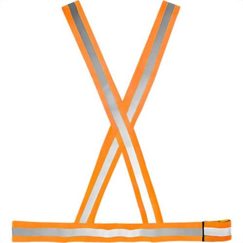 Colete X Para Sinalizacao Plastcor Noturno/Diurno Laranja Colete X Para Sinalizacao Plastcor Noturno/Diurno Laranja