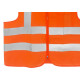 Colete Para Sinalizacao Plastcor 1 Bolso Laranja Fluorescente Xxg Colete Para Sinalizacao Plastcor 1 Bolso Laranja Fluorescente Xxg