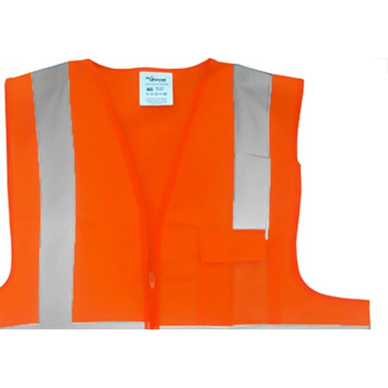 Colete Para Sinalizacao Plastcor 1 Bolso Laranja Fluorescente Xxg Colete Para Sinalizacao Plastcor 1 Bolso Laranja Fluorescente Xxg