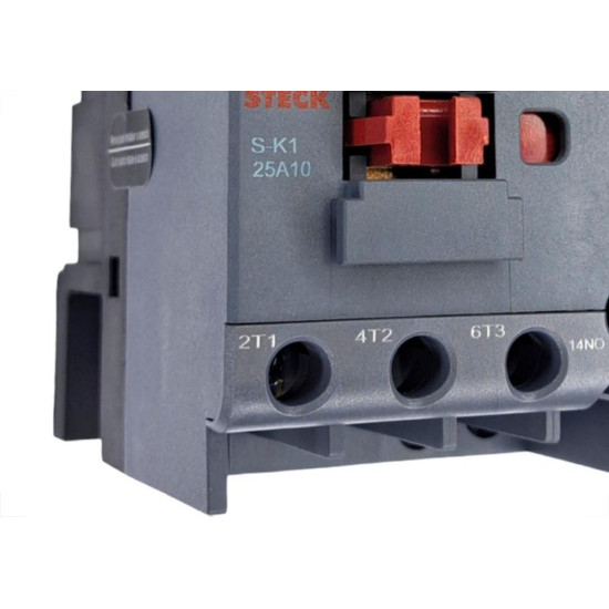 Contator Steck Challenger Sk1 - 25A. 3 Polos 1Na 220Vca