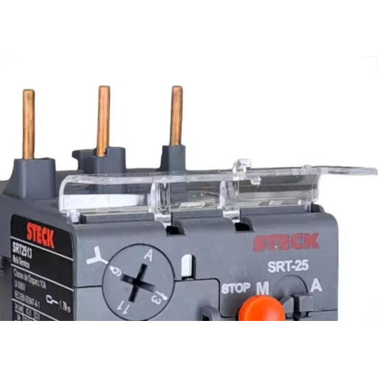Rele Steck Srt Frame 25 50/60Hz 7-10A.- Srt2510 Rele Steck Srt Frame 25 50/60Hz 7-10A.- Srt2510