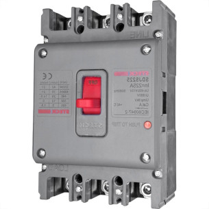 Disjuntor Steck Caixa Moldada Asgard Tripolar - S250 - 225A.